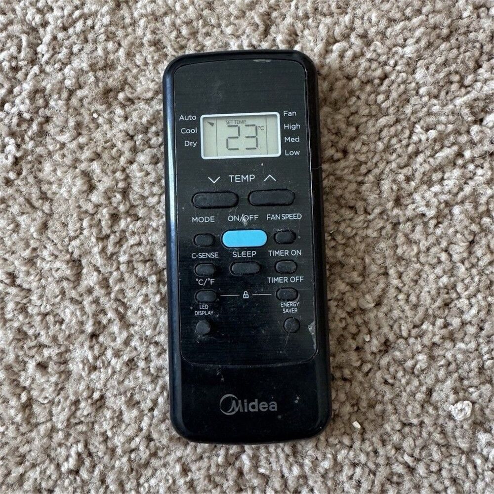 Midea RS61C1 ICEFU1 Remote Control Black for Air Conditioner Home Appliances